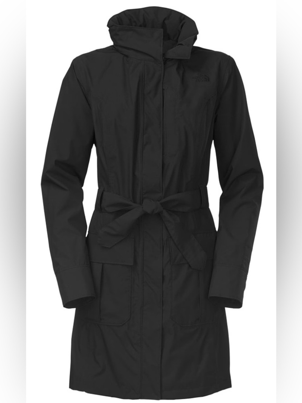 The North Face Women's Black Tie-Waist Trench Coat